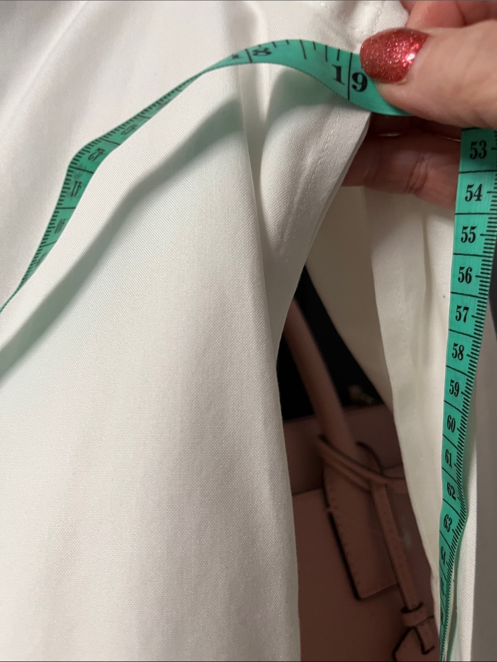 Chico's White Tailored Long-Sleeve Button-Down Shirt - Picture 4 of 5